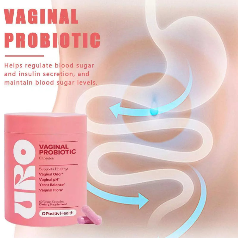 1-5X probióticos vaginais URO para mulheres equilíbrio de pH com prebióticos e lactobacilos (-