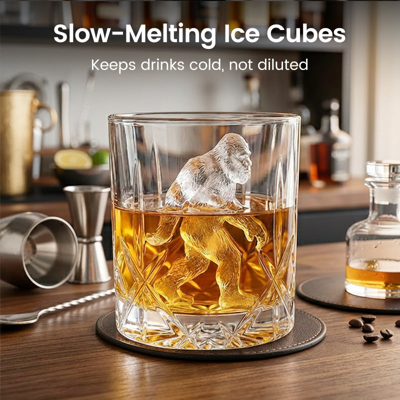 Bigfoot Ice Cube Mold – 3D Slow-Melting Sasquatch Ice