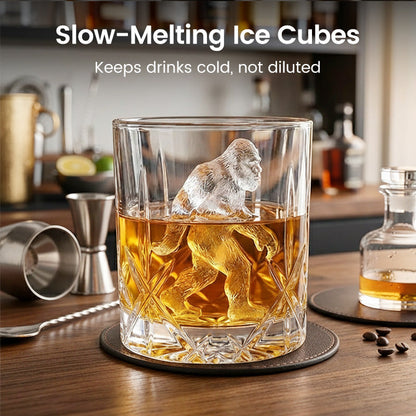 Bigfoot Ice Cube Mold – 3D Slow-Melting Sasquatch Ice